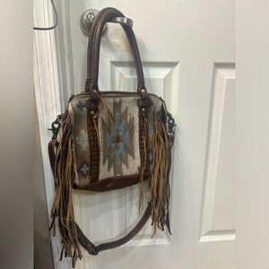 Myra Bag leather fringe purse southwest
